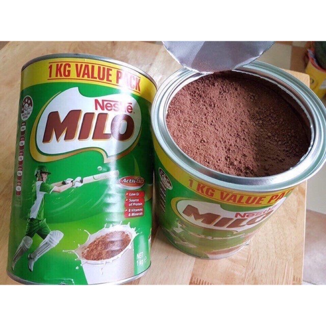 Sữa bột Milo ÚC hộp 1 kg T6/2022