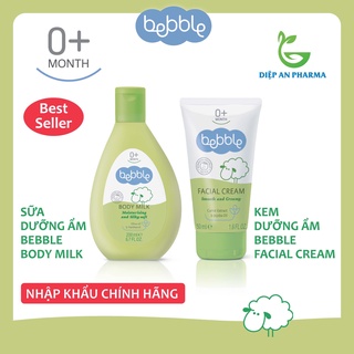 Kem dưỡng ẩm cho bé Bebble Facial Cream dưỡng da toàn thân/ da mặt cho bé Hàng Nhập Khẩu Chính Hãng Bulgaria
