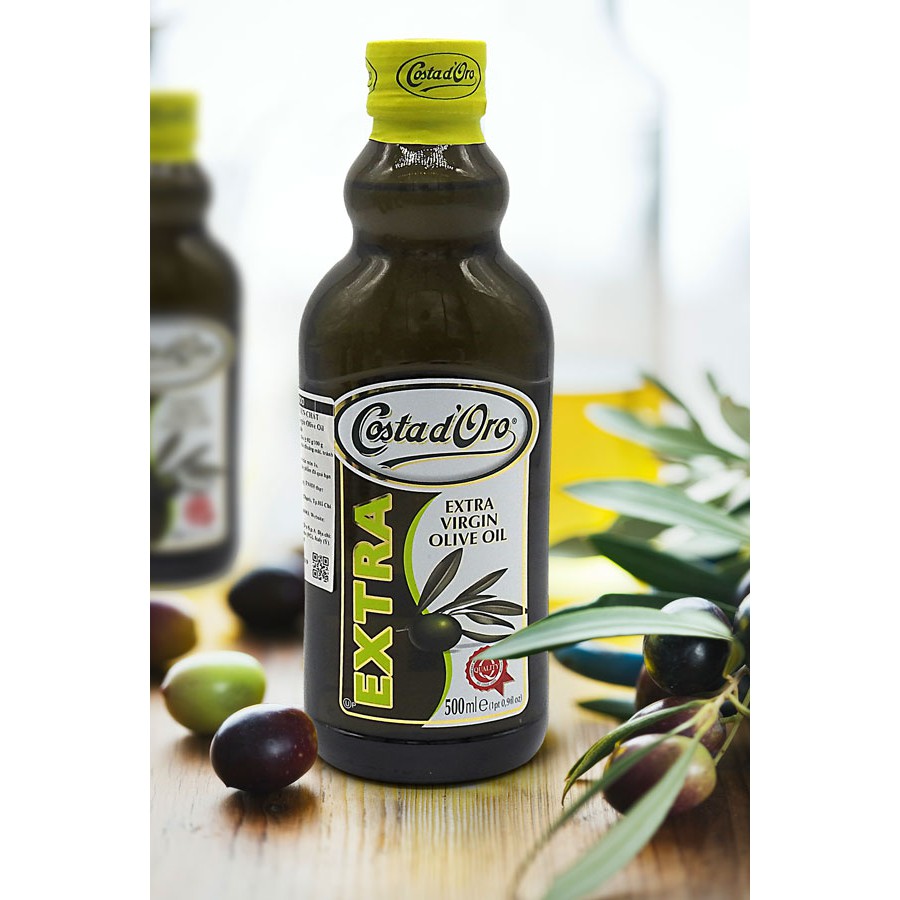 Dầu Olive Virgin Costa D'Oro 500ml