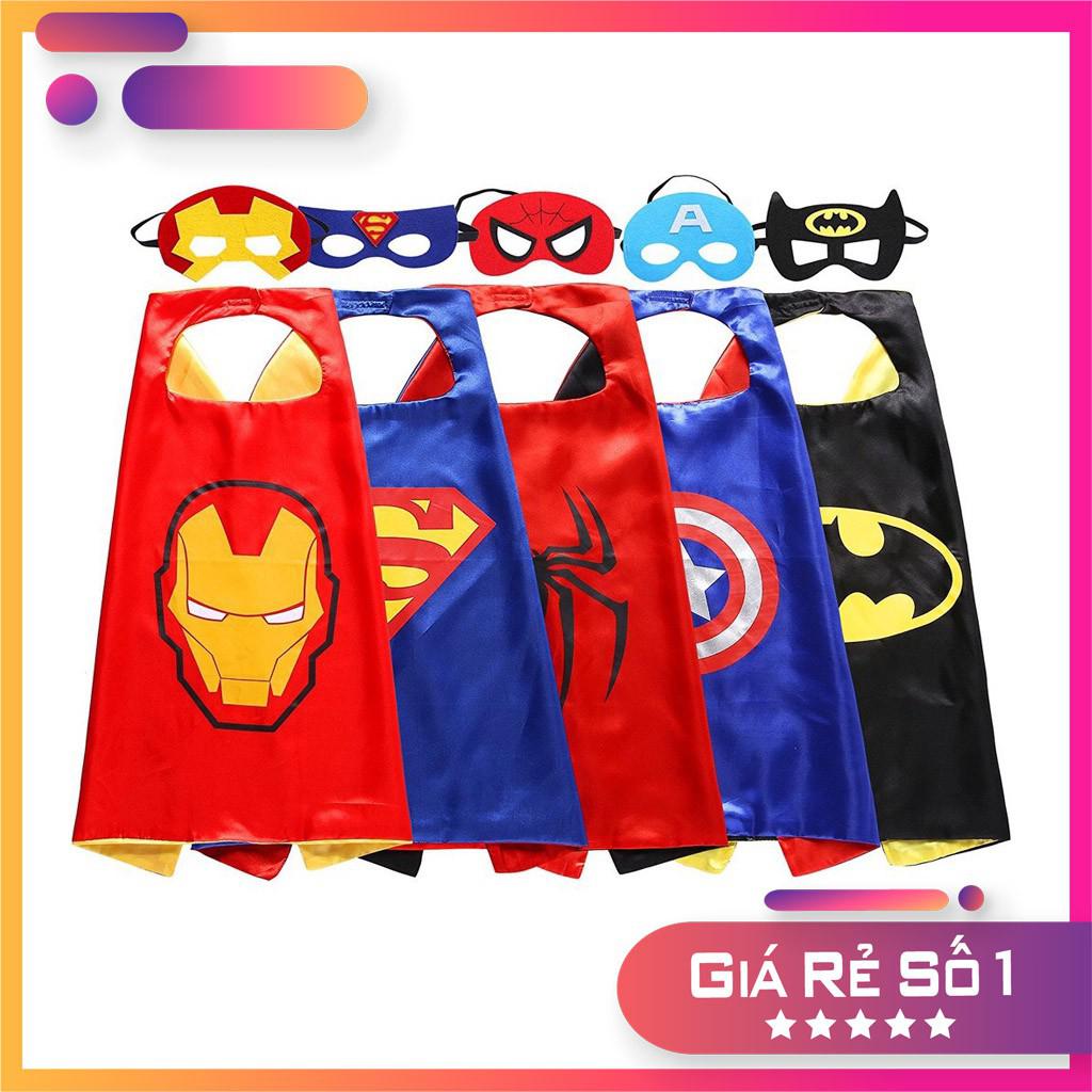 Áo choàng siêu nhân kèm mặt nạ ( hàng sẵn )