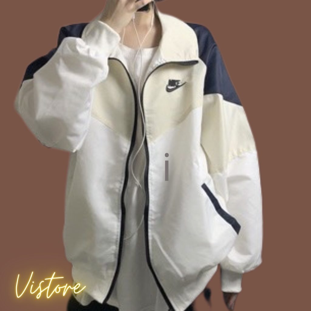 Áo Khoác Nike Chính Hãng Nam Nữ Dù 2 Lớp Vải Cao Cấp - Hàng chuẩn from VI STORE