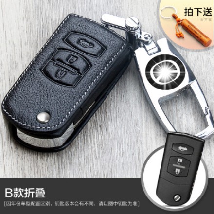Bao Da Bảo Vệ Chìa Khóa Cho Xe Mazda 2 3 6 9 CX3 CX5 CX9 BT50 D a Thật, Giá tận Xưởng, Bảo hành 2 năm, màu thật như ảnh