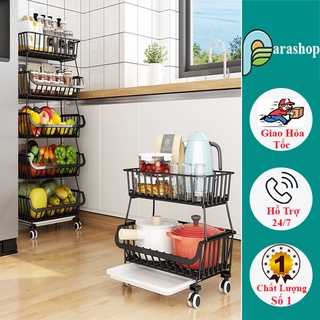 Kệ đựng rau củ đa năng nhiều tầng để hoa quả, trái cây, gia vị tiện dụng, giá nhà bếp di động