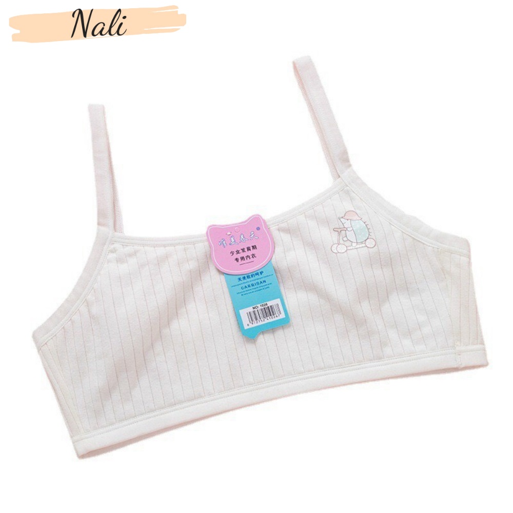 Bra Học sinh / Áo Lá , Áo lót 2 dây 1 lớp cotton phong cách Hàn quốc cho bé gái NL156