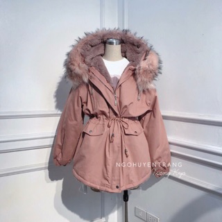 Ao parka lót lông