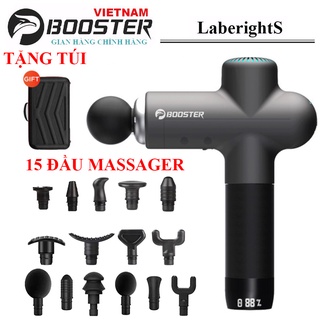  15 ĐẦU MASSAGER - BOOSTER LIGHTSABER 2022 Máy massage súng giãn cơ chuyên trị liệu đau nhức mỏi cơ massa toàn thân 