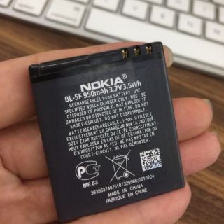 PIN NOKIA BL- 5F CHO ĐIỆN THOẠI Nokia E65, N93i, N95, N96 xịn công ty bảo hành 6t
