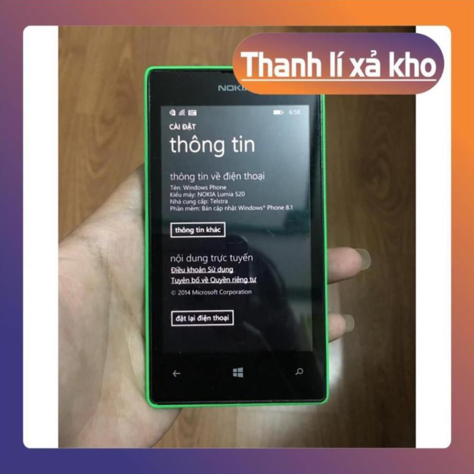 [ CHUYÊN SỈ GIÁ TỐT ]  Điện thoại thông minh Nokia lumia 520 - phát wifi di động