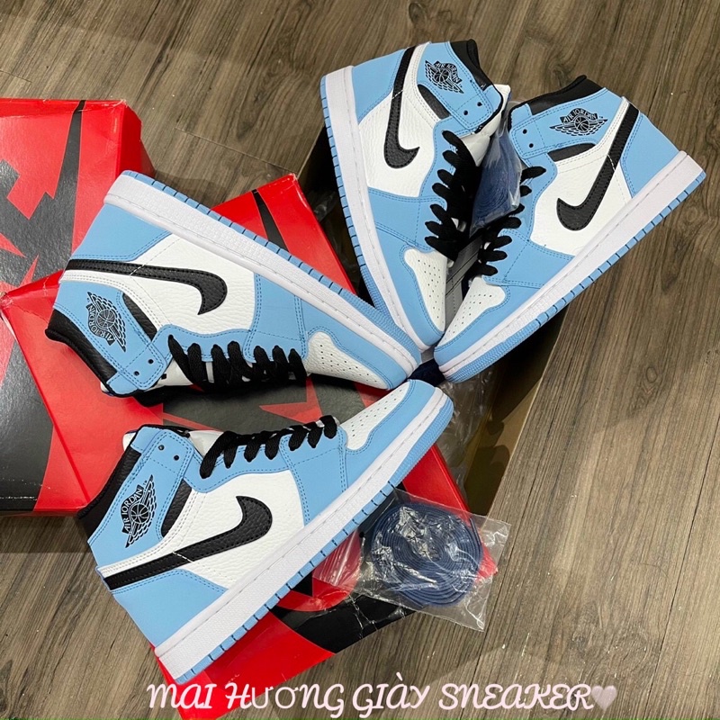 Giày Jordan 1 xanh cao cổ hàng 11  ❤️Free ship❤️  giày thể thao nam nữ sneaker  ,  jd1 xanh dương | BigBuy360 - bigbuy360.vn