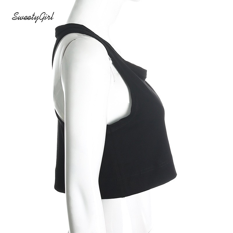 Áo Croptop Sát Nách Màu Trơn Cho Nữ