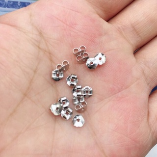 Chốt khuyên tai bạc - chốt omega bạc