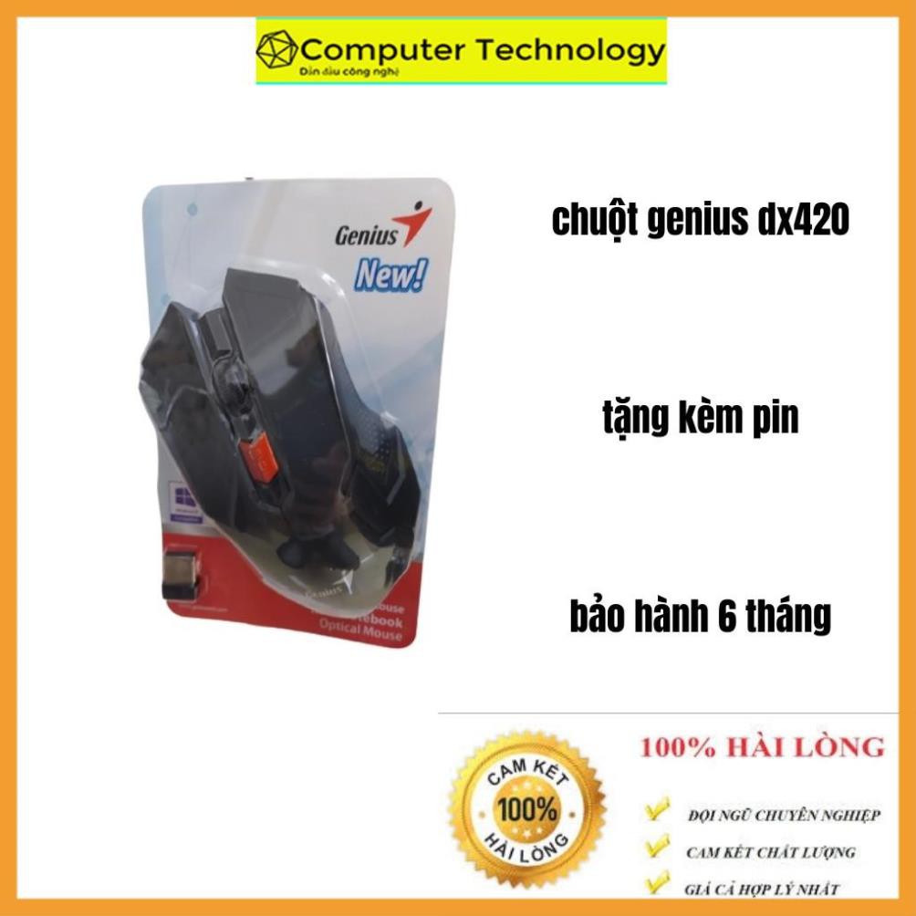 Chuột máy tính,chuột không dây GENIUS DX420 hàng chất lượng. bảo hành 6 tháng