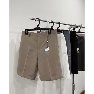 SHORTS BASIC trắng, kem - quần âu ngắn nam "CHUỘT TRẮNG" có big size