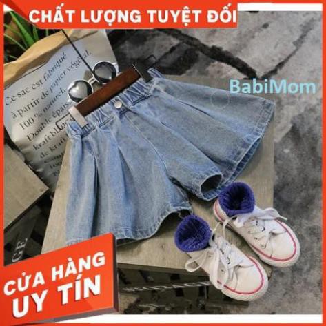 FREE SHIP Quần bò xếp ly cho bé size nhí đại cho bé 12kg - 30kg