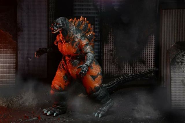 Mô hình đồ chơi khủng long quái vật burning godzilla NECA 1995.