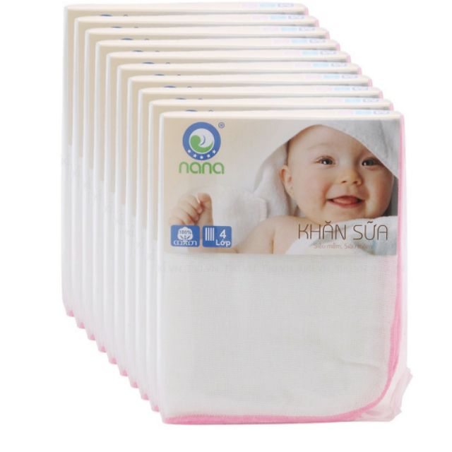 Combo khăn sữa 4 lớp
