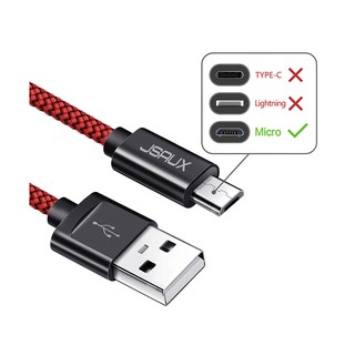 Dây Cáp Sạc Micro Usb JSAUX Dài 2m Cho Điện Thoại Android