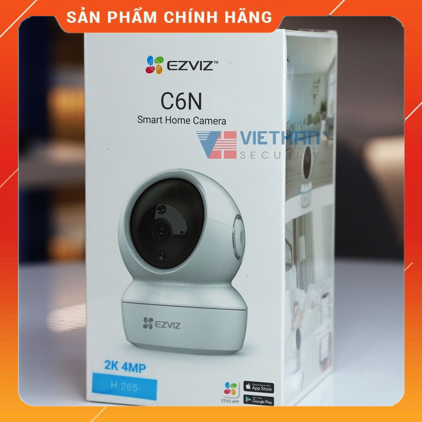 Camera IP Wifi quay quét thông minh EZVIZ C6N 4MP - Đàm thoại 2 chiều - Quay quét - Hàng chính hãng