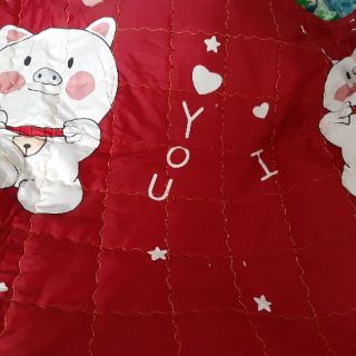 Bộ cotton hàn quốc 5 món (1 chăn .1drap nệm. 1 vỏ gối ôm 35×2m.2 vỏ gối 40×60)