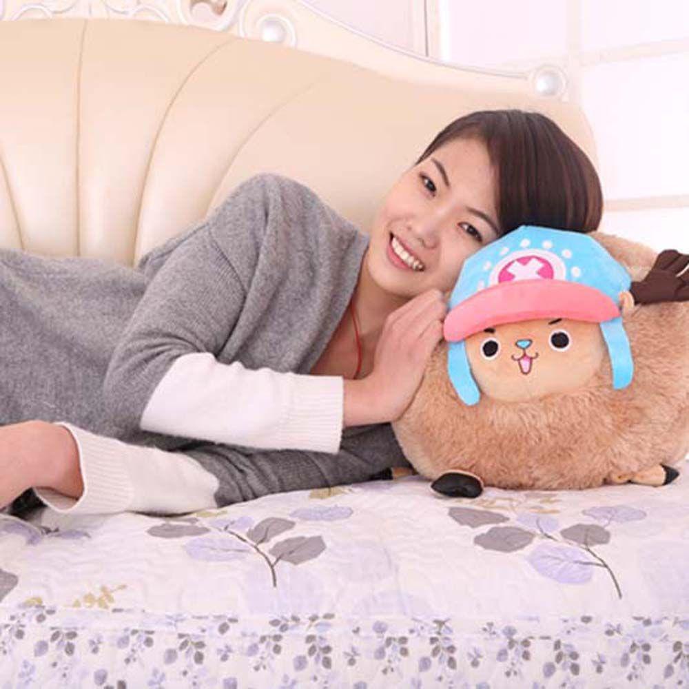 Đồ chơi nhồi bông Hình Nhân Vật Tony Chopper 35cm Mềm Mại Trang Trí Nhà Cửa