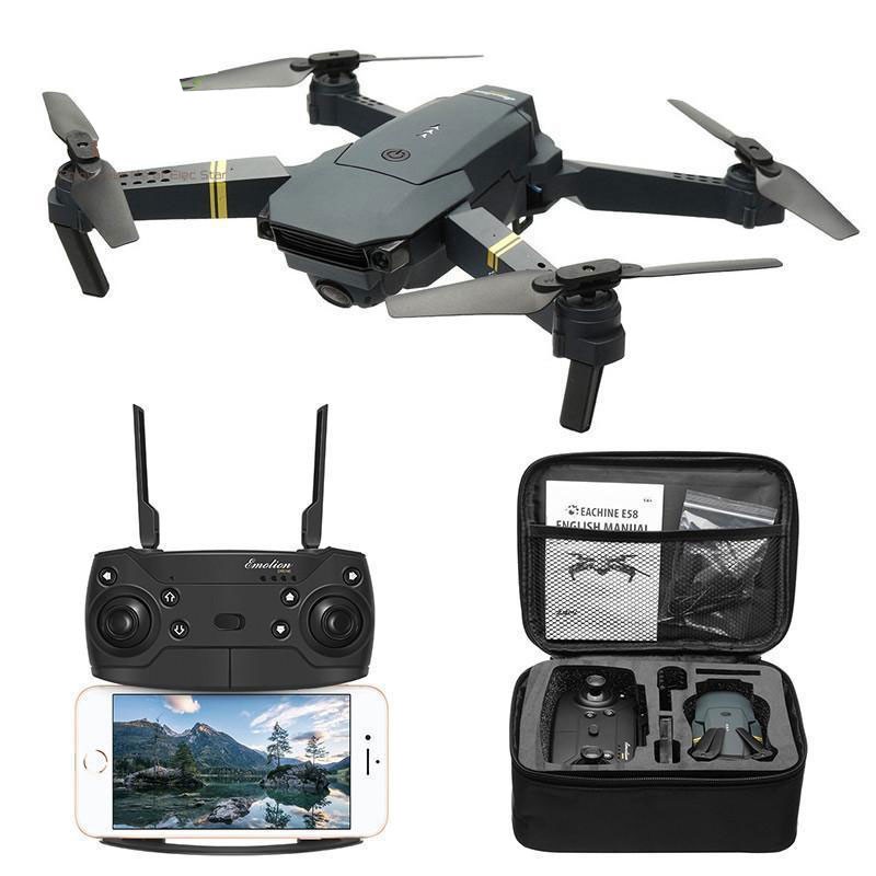 Flycam E58 - Máy bay điều khiển từ xa có camera - Drone mini camera 4k