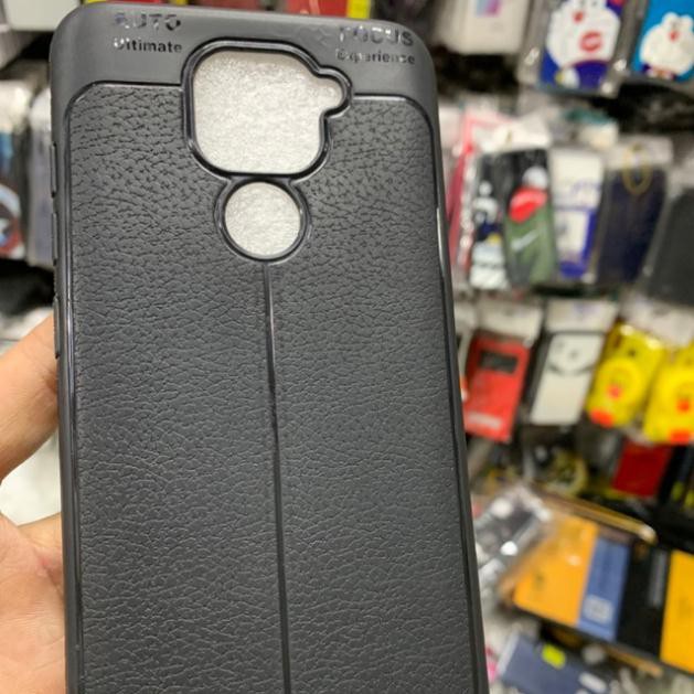 Ốp lưng Xiaomi redmi Note 9 dẻo đen Vân da AD_case shop