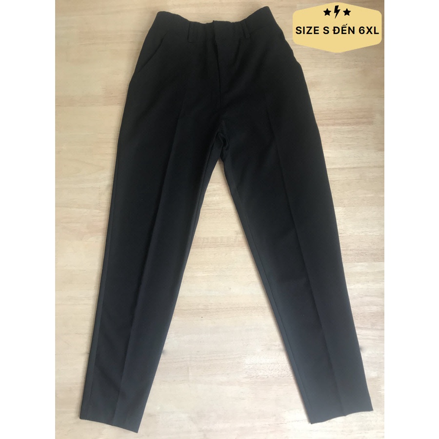 [size đến 6XL] Quần tây nam nữ đẹp từ chất đến form (lưng thường)