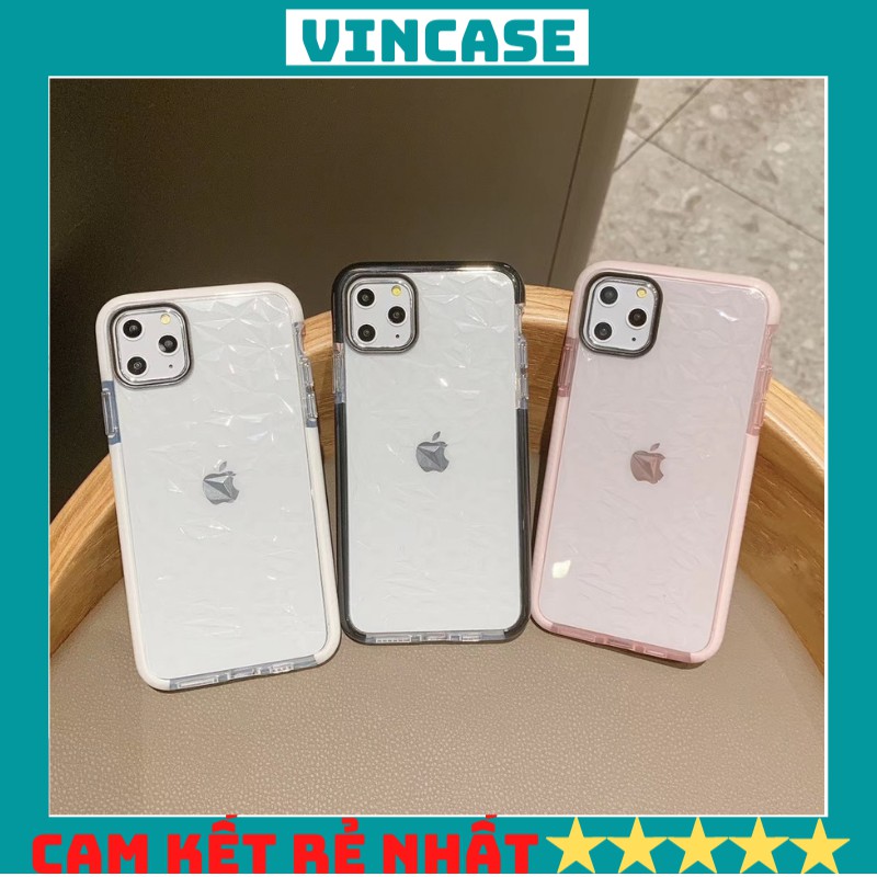 Ốp iphone - Ốp lưng Kim Cương Viền Màu Cao Cấp 6/6plus/6s/6s plus/6/7/7plus/8/8plus/x/xs/xs max/11/11promax