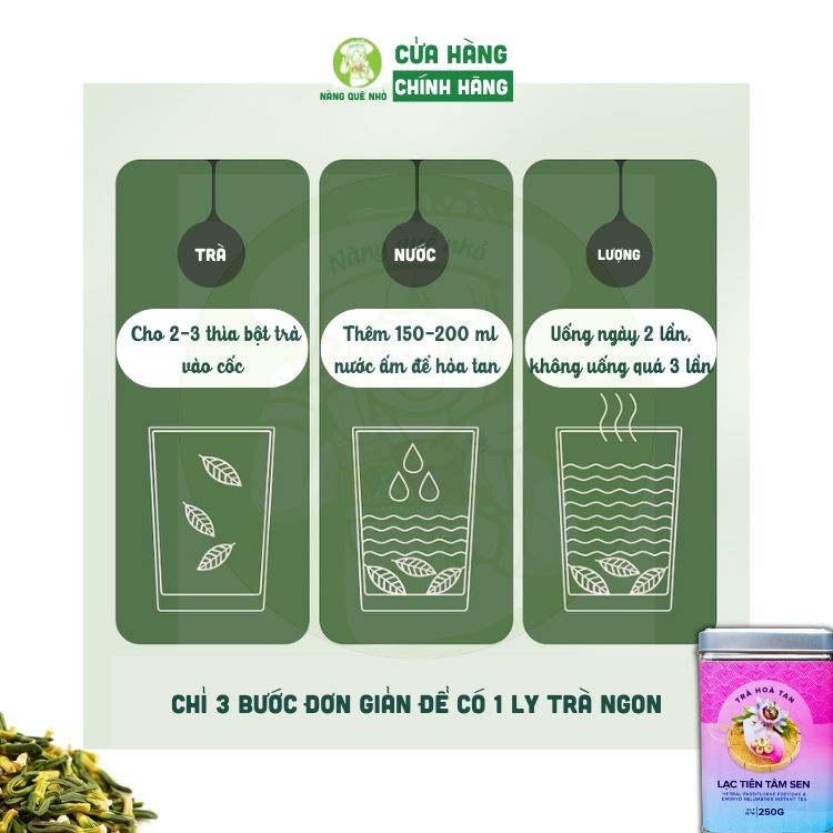 Trà Lạc Tiên Hòa Tan Hygie Hỗ Trợ Ngủ Ngon Thanh Nhiệt, Trà An Thần Ngủ Ngon Giảm Stress