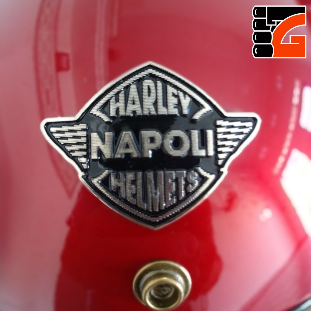 [HÀNG MỚI] Mũ bảo hiểm 3/4 Napoli SH Ruby New đỏ đô bóng lót nâu - Freesize Bảo hành 12 tháng