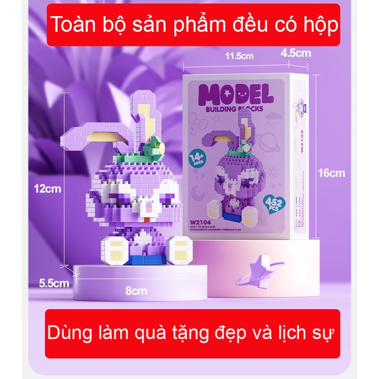 Đồ chơi xếp hình lego nhiều chi tiết Luckykid Bộ đồ chơi lắp ráp lego lắp ghép 3D mini cho bé trai bé gái