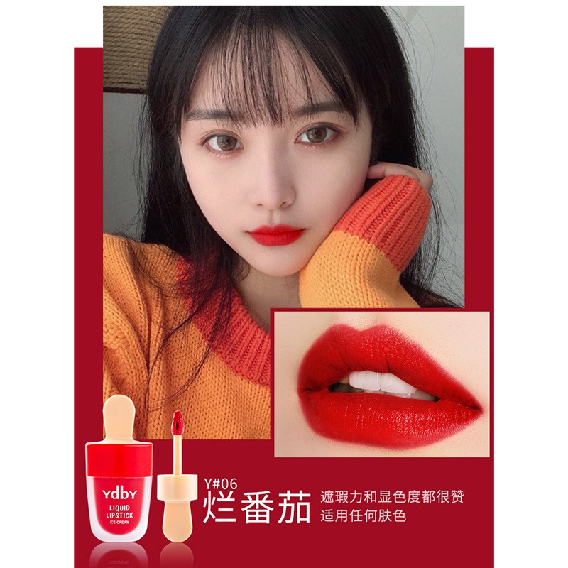 💫TREECENG💫 (Hàng Mới Về) Son Môi Dạng Lỏng Thiết Kế Vỏ Hình Cây Kem Xinh Xắn son dưỡng trị thâm môi