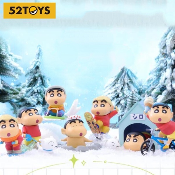 Set 2 Búp Bê Cậu Bé Bút Chì Shin-Chan 52 Kiểu Tùy Chọn Dùng Trang Trí