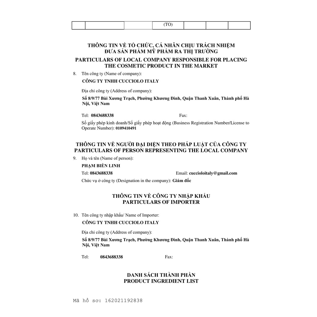 Kem đánh răng trẻ nhỏ Cucciolo