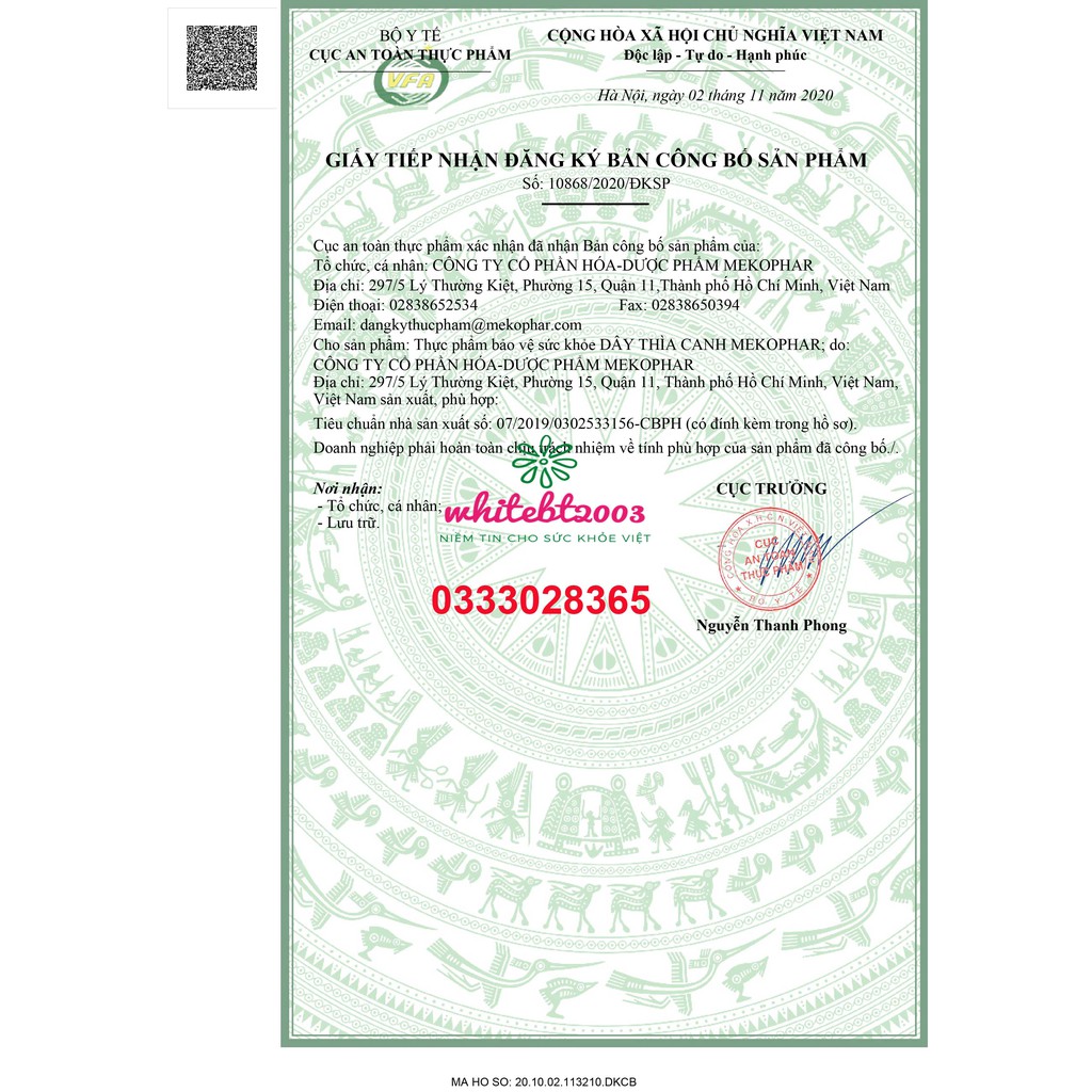 Viên Dây Thìa Canh Mekophar - Giảm đường huyết - Giúp ổn định đường huyết - Ngăn ngừa biến chứng tiểu đường