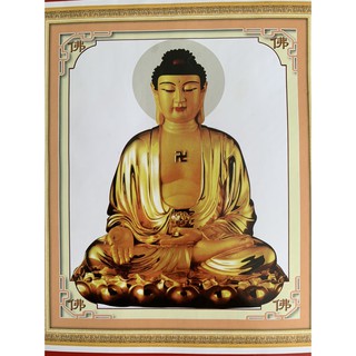 Tranh Thêu Chữ Thập Phật Adida <88933>A479