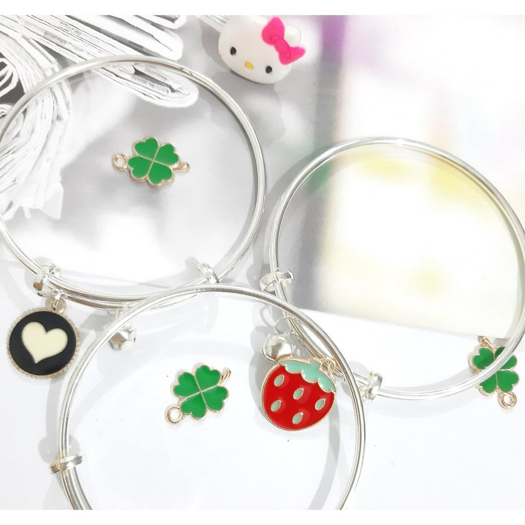 Vòng Đeo Tay Sanrio Trái Cây Đính Chuông Phong Cách Nhật Bản Cho Nữ Sinh V33