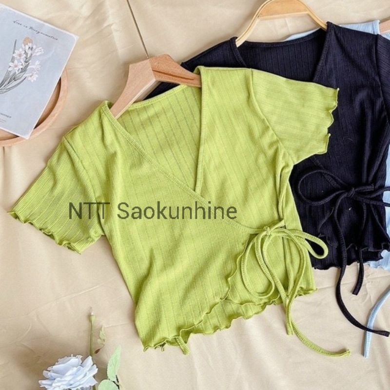ÁO CROPTOP DÂY ĐẮP CHÉO SIÊU SEXY A3-DDC