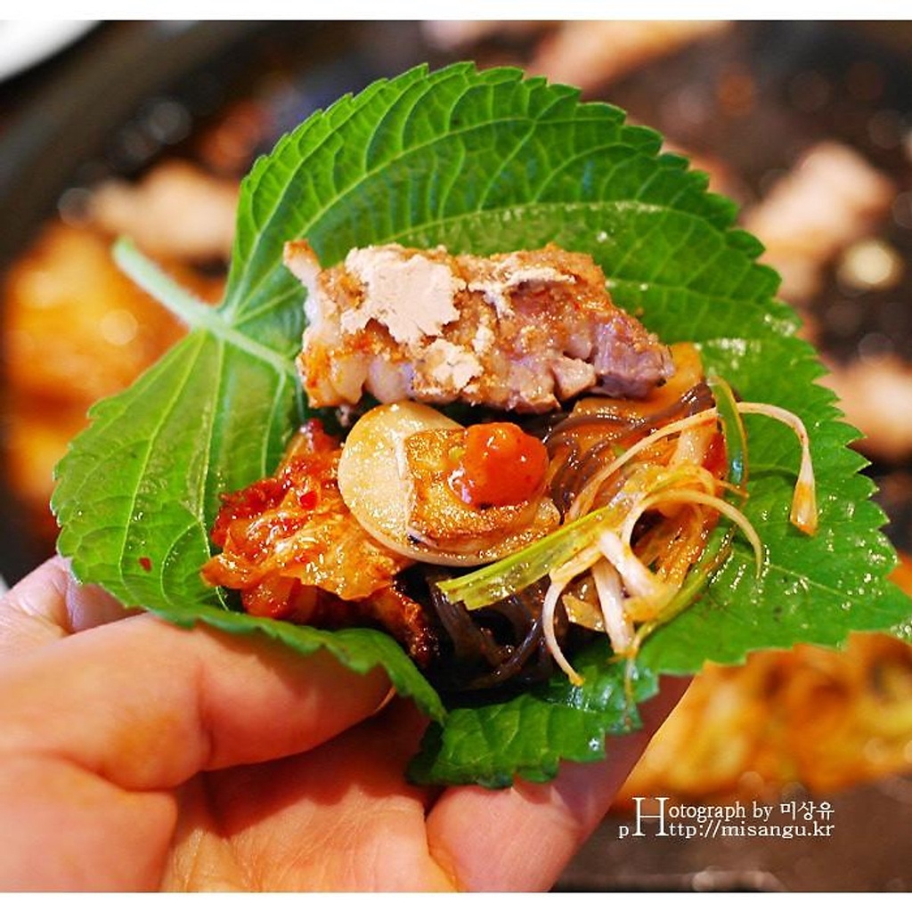 Lá mè ăn thịt nướng (25g) tươi ngon
