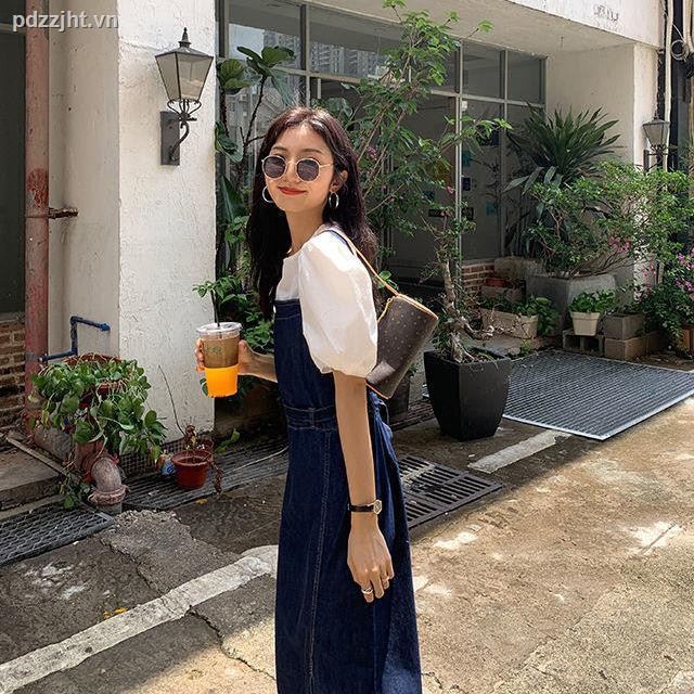 Đầm Yếm Denim Phong Cách Hàn Quốc Dành Cho Nữ | BigBuy360 - bigbuy360.vn
