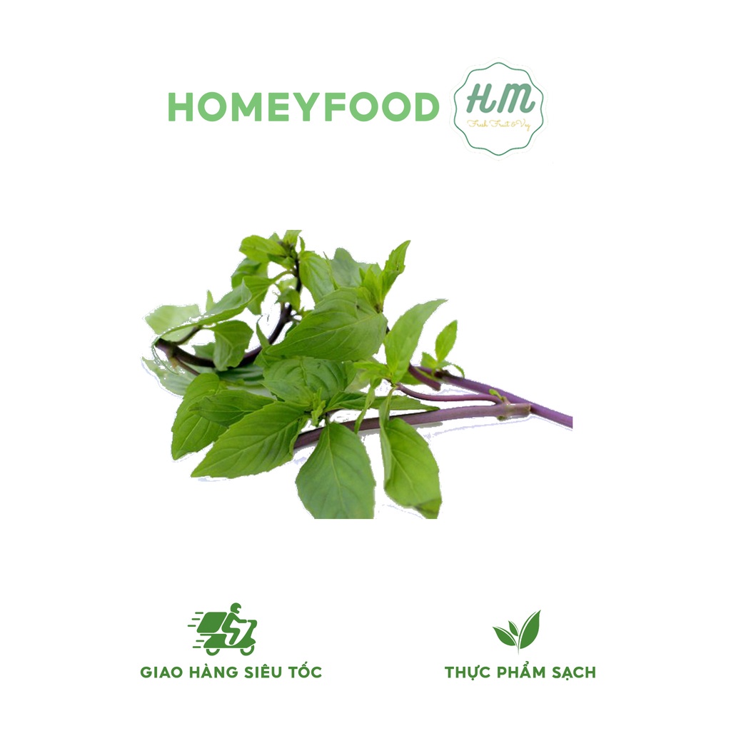 (HN) Rau Húng Quế Tươi Sạch Giao Siêu Tốc 1h
