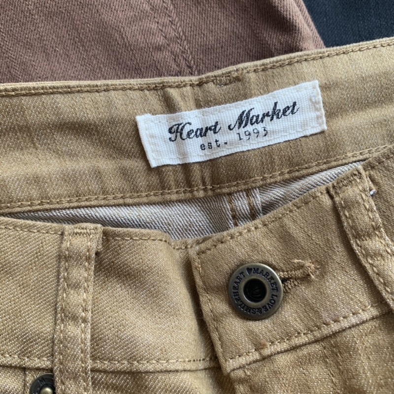 Quần Kaki Denim Skinny HEART MARKET Hàng Xuất Dư Nhật Xịn Cao Cấp Dáng Ôm Chất Siêu Mịn Đẹp