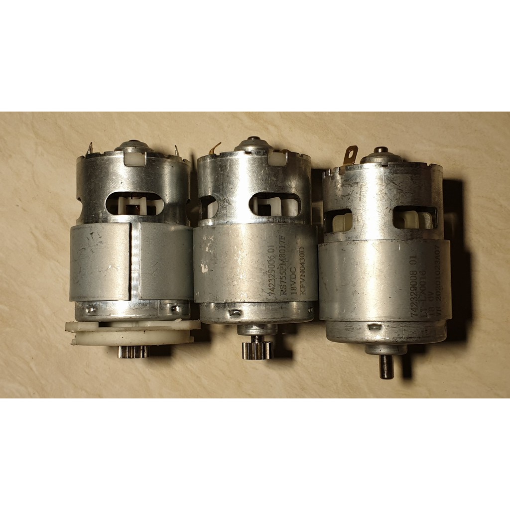 ĐỘNG CƠ 755/700  18V~ 20V  CHO MÁY KHOAN PIN