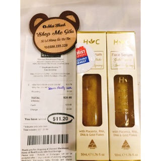 SERUM DƯỠNG DA CHỐNG LÃO HOÁ HC NHAU THAI CỪU & TINH THỂ VÀNG