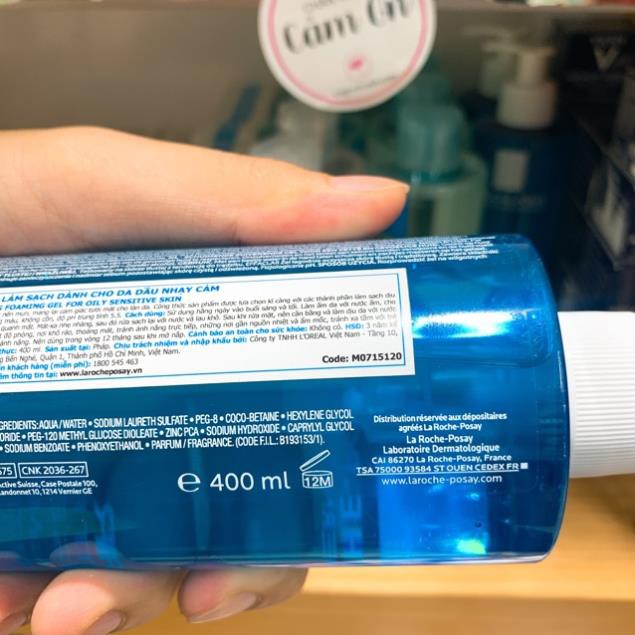Gel rửa mặt da dầu La Roche-Posay Effaclar Foaming Gel ( 400mL ) | BigBuy360 - bigbuy360.vn
