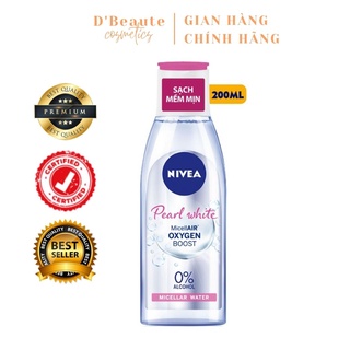 Nước tẩy trang làm sáng da NIVEA Pearl White Micellar Water - Đức Chính Hãng