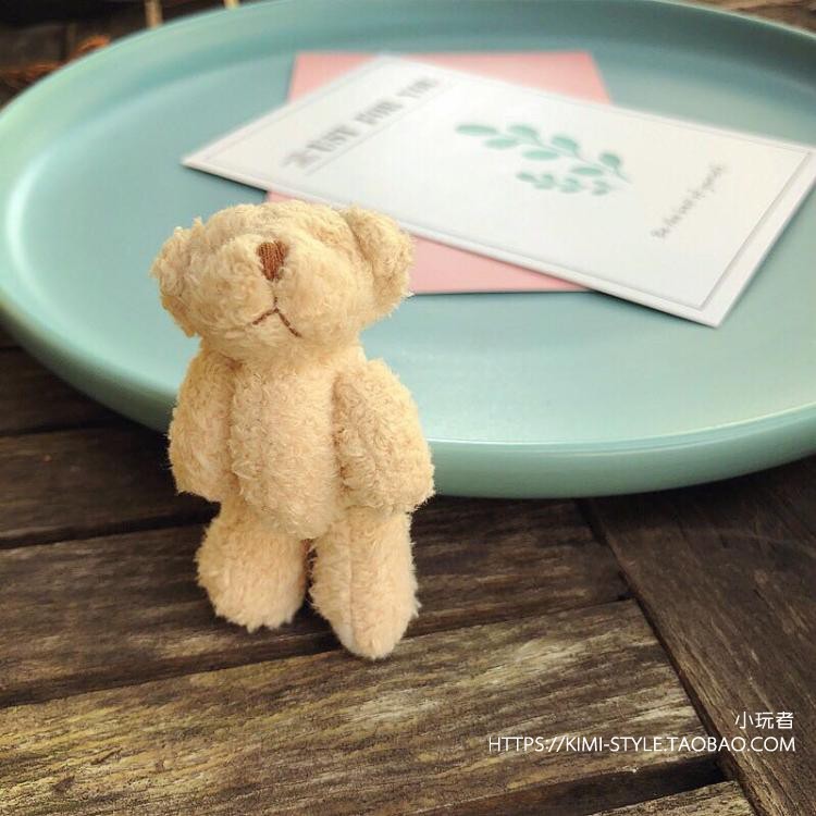 Túi Đeo Chéo Mini Hình Gấu Teddy / Thỏ Nhồi Bông Mềm Mại Xinh Xắn