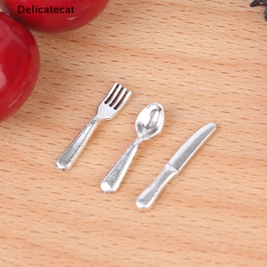 Bộ 4 Đĩa mini Trang Trí Nhà Búp Bê Phong Cách Phương Tây