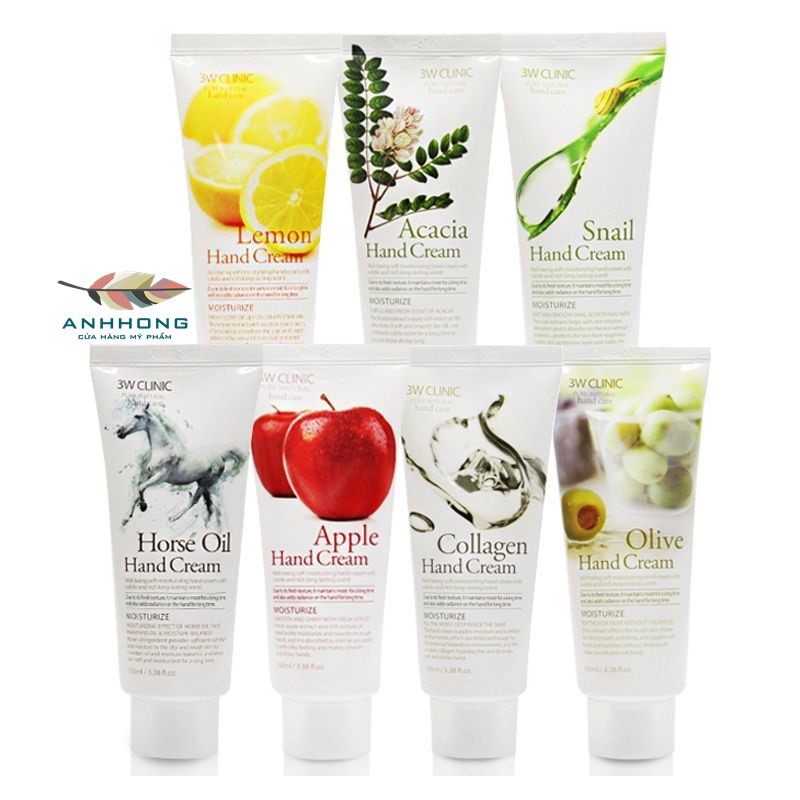 Kem dưỡng da tay 3W Clinic Hand Cream 100ml