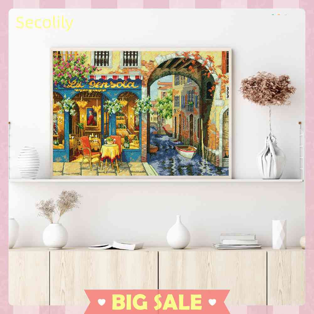 Seco Bộ Tranh Thêu Chữ Thập Thủ Công 11CT 3 Tuổi Phong Cách Châu Âu